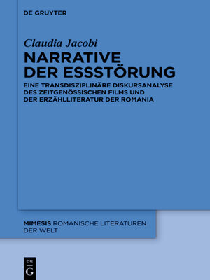 cover image of Narrative der Essstörung